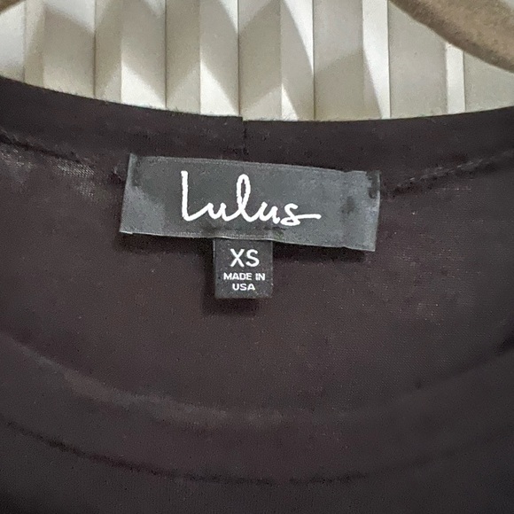 Lulus Look Your Best Black Puff Sleeve Top - Picture 3 of 4